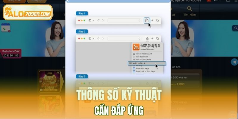 Thông số kỹ thuật cần đáp ứng khi download